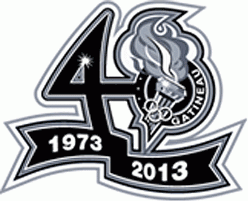 gatineau olympiques 2013 anniversary logo iron on transfers for clothing